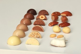 Pralinen mit Nüssen