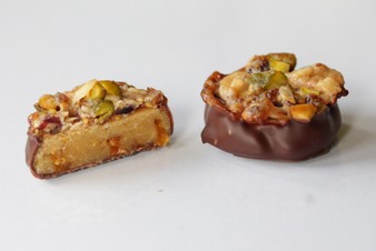 Praline mit Florentinerdeckel